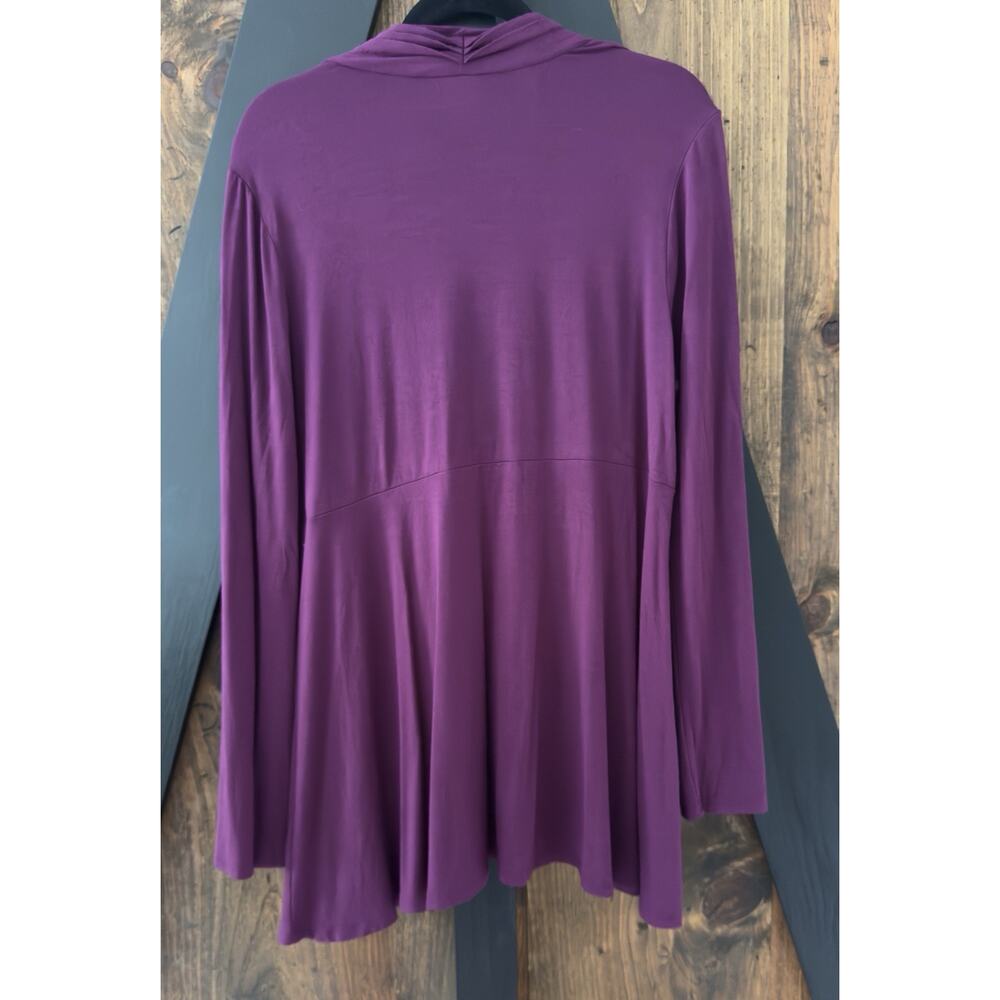 J. JILL Stretchy Empire Waist V-neck Tunic Size L EUC - Picture 2 of 7